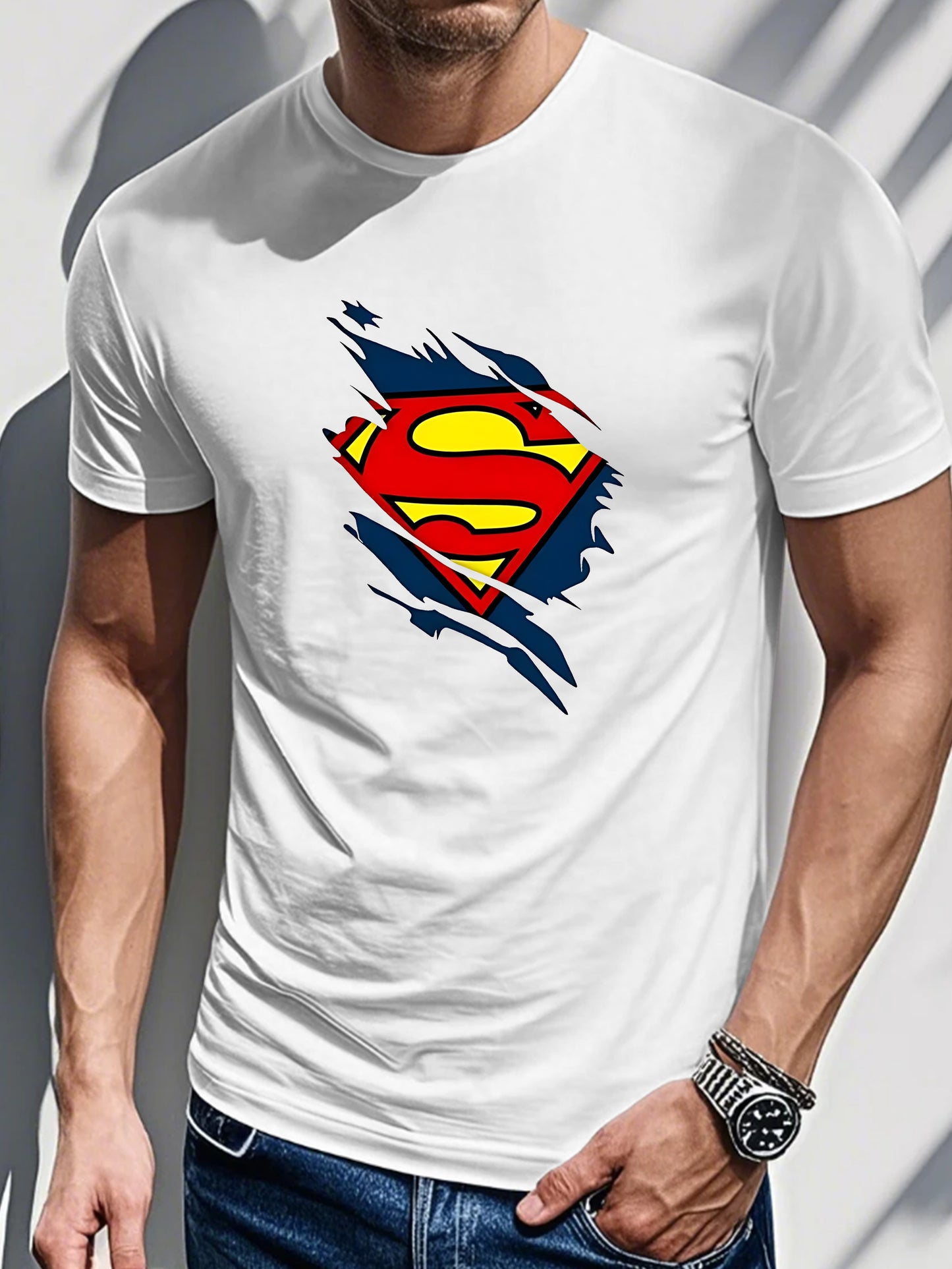 Tn 0718 8 Men's Short Sleeve T-shirt Summer T-shirt Top