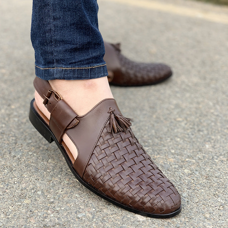 Handmade Woven Leather Kheri