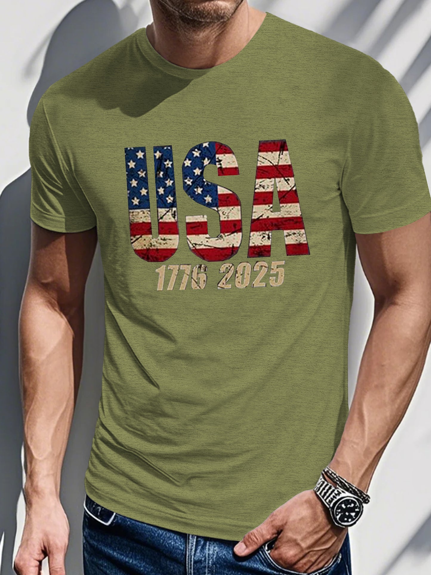 Men's Short Sleeve T-shirt Summer T-shirt Top
