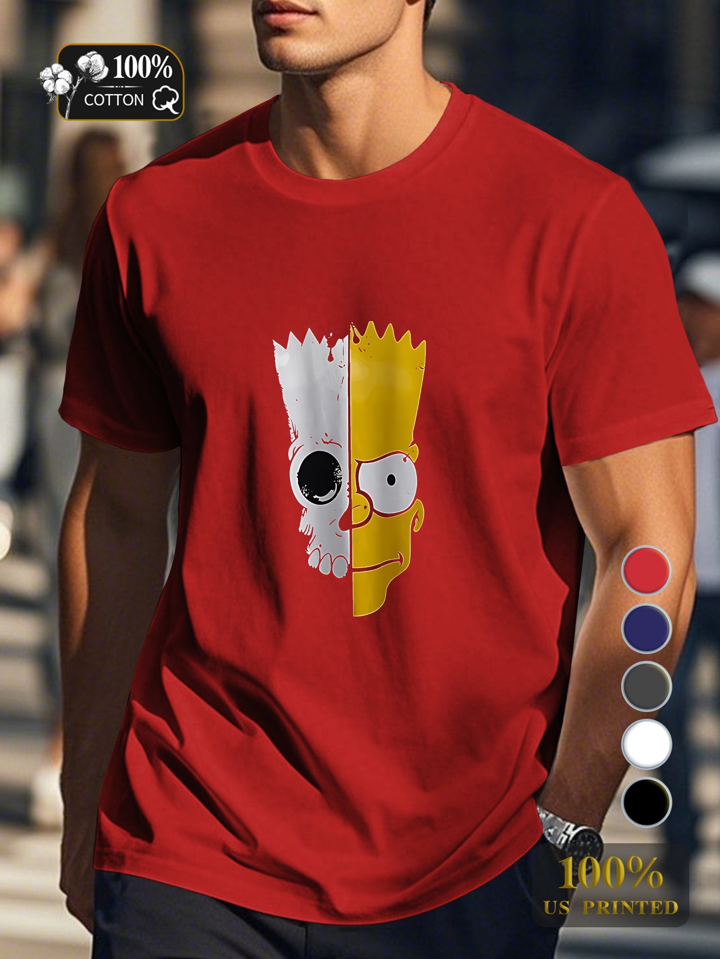 Men's pure cotton Tshirt Comfort Fit