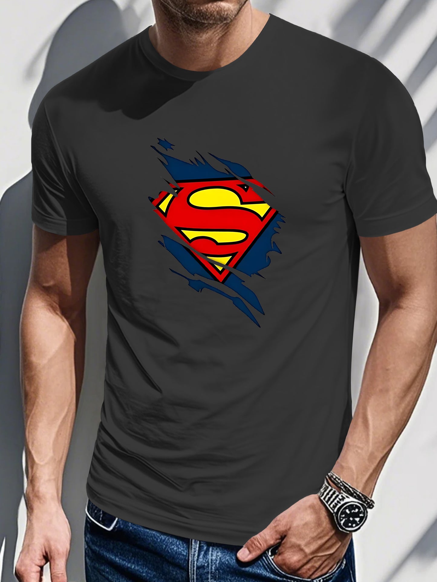Tn 0718 8 Men's Short Sleeve T-shirt Summer T-shirt Top