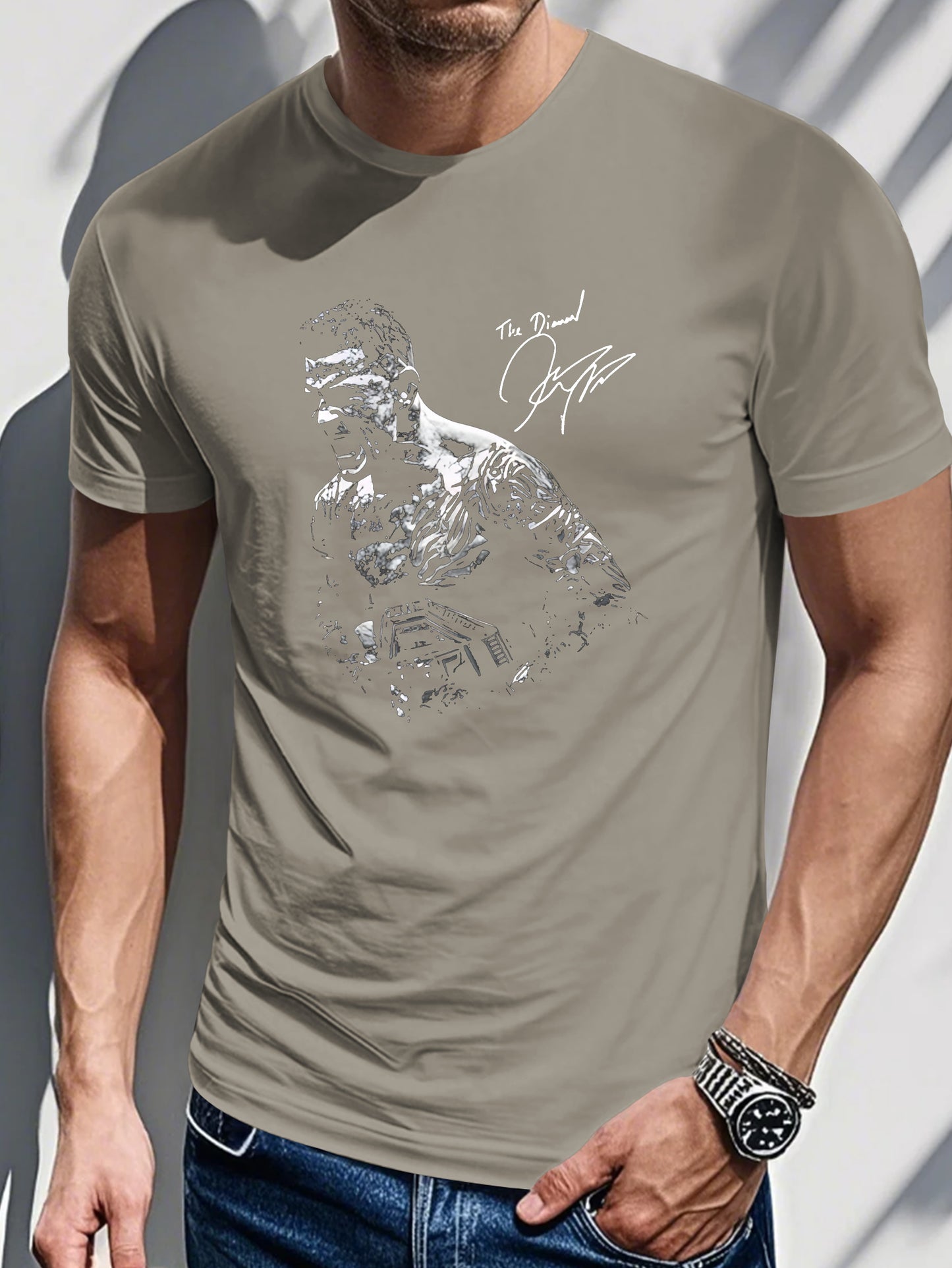Tk new Product 7 Men's Short Sleeve T-shirt Summer T-shirt Top