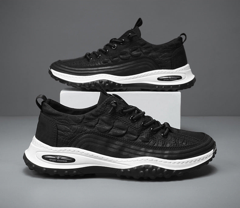 Trendy breathable ice silk sneakers