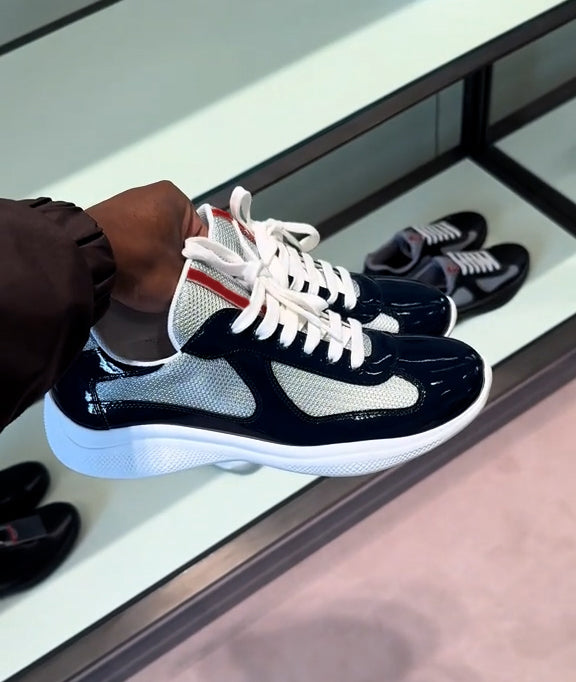 Italian luxury calfskin sneakers