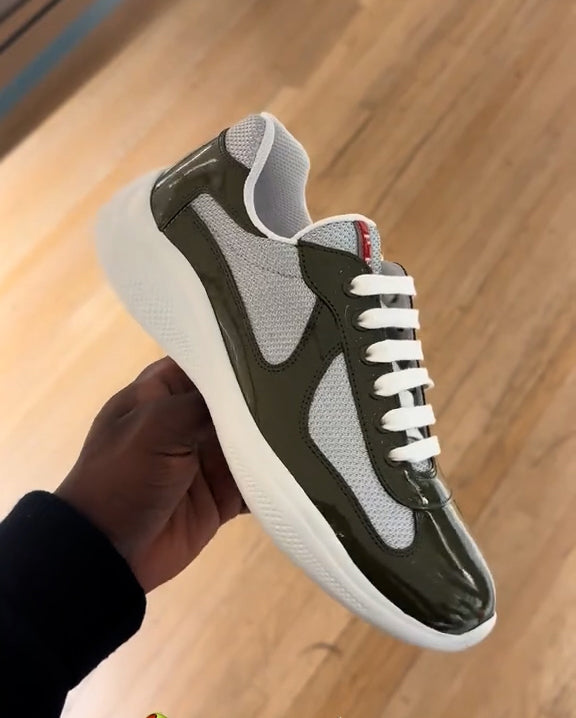 Italian luxury calfskin sneakers