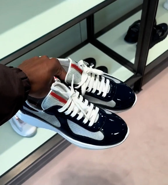 Italian luxury calfskin sneakers