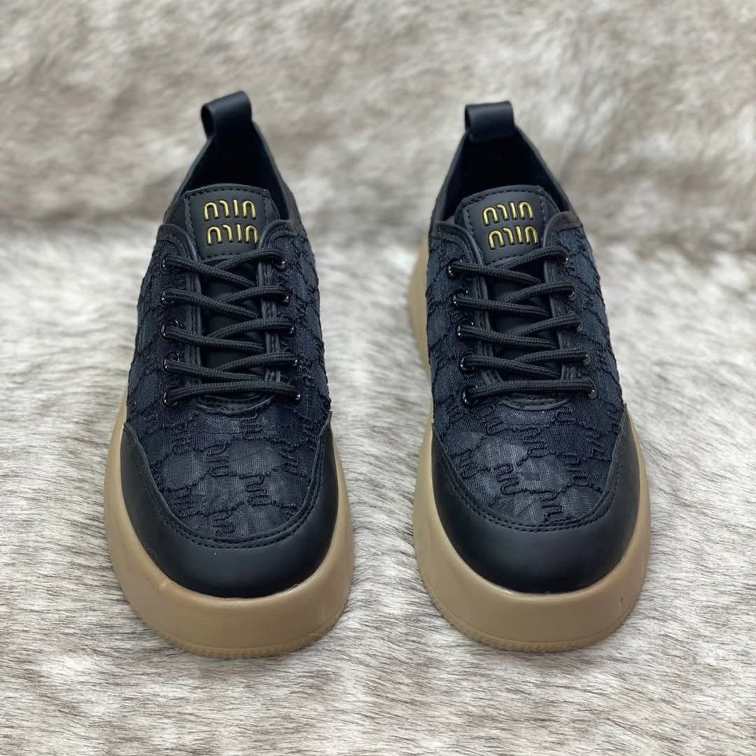 Women's Lurex Tulle Sneakers