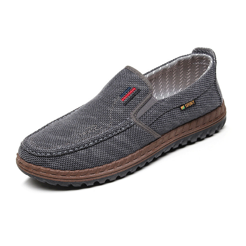 Middle-aged and elderly men's cloth soft-soled shoes