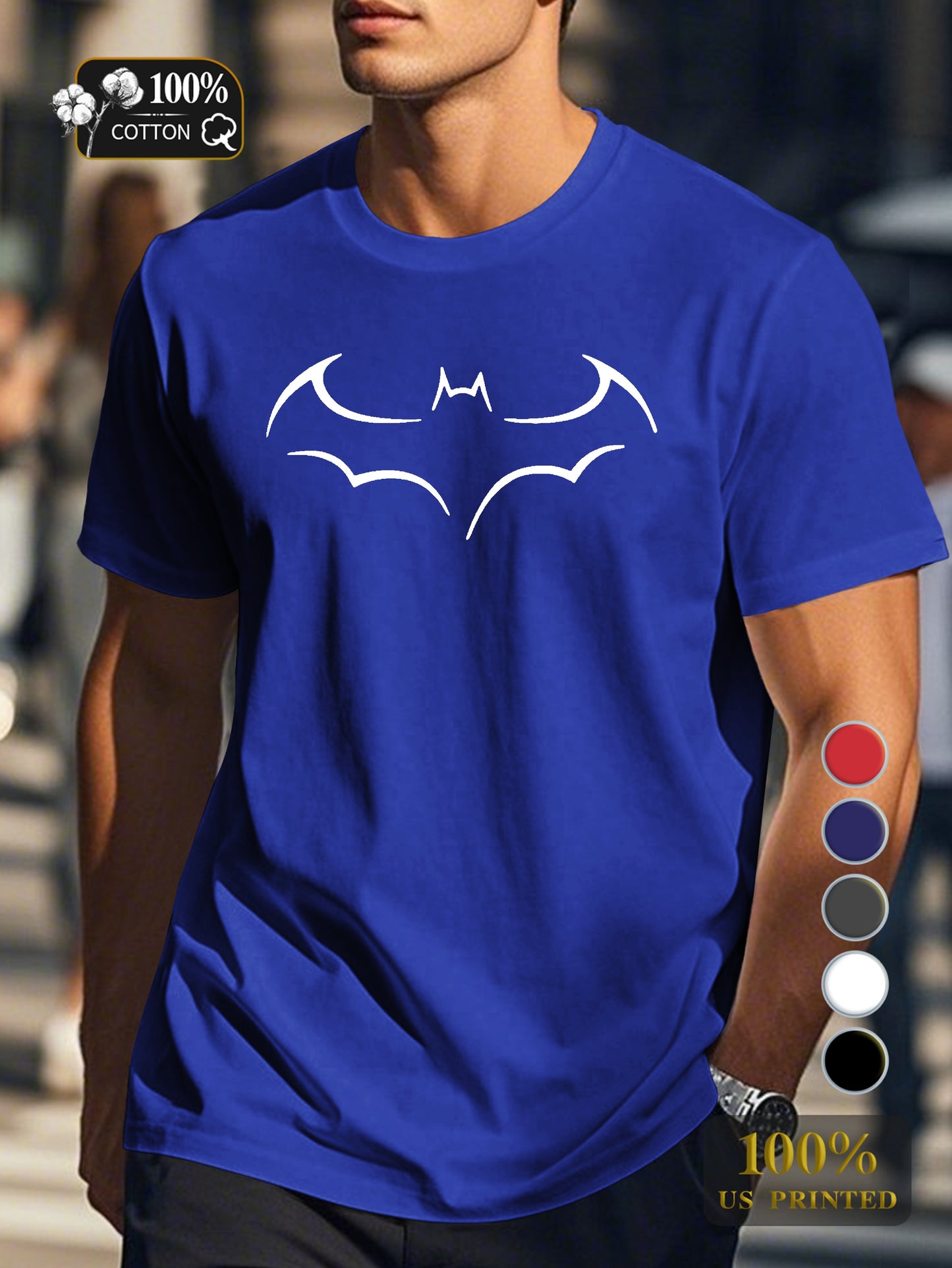Men's pure cotton T-shirt Comfort Fit