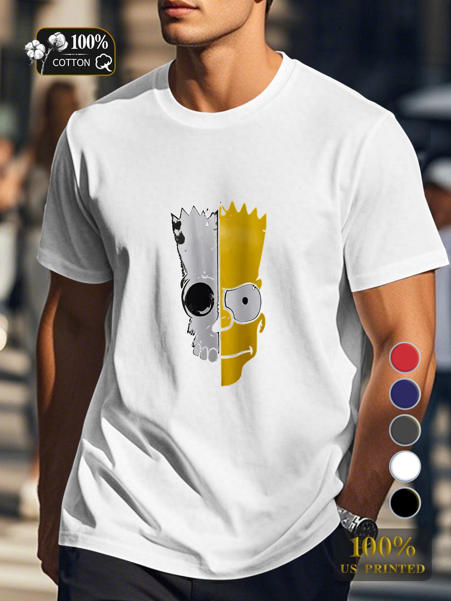 Men's pure cotton Tshirt Comfort Fit