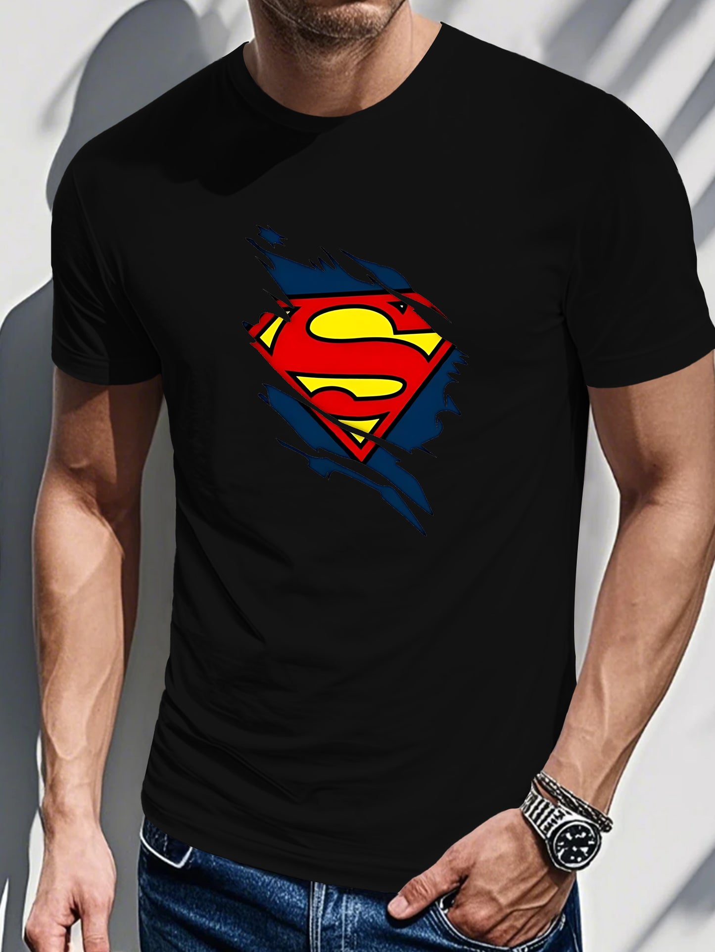 Tn 0718 8 Men's Short Sleeve T-shirt Summer T-shirt Top