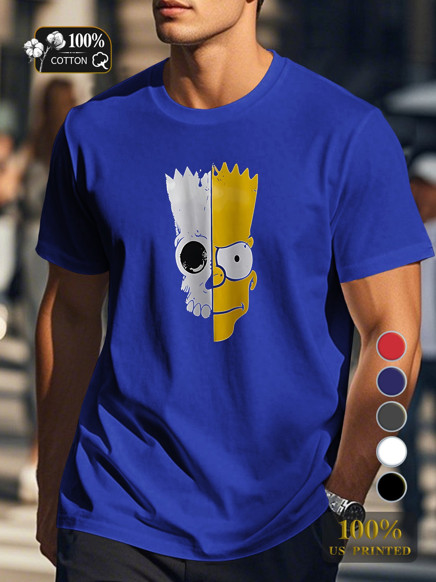 Men's pure cotton Tshirt Comfort Fit