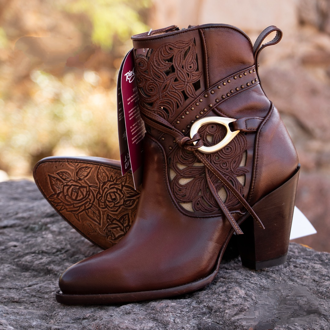 Women's Cutout Swarovski Sequined Cuadra Boots