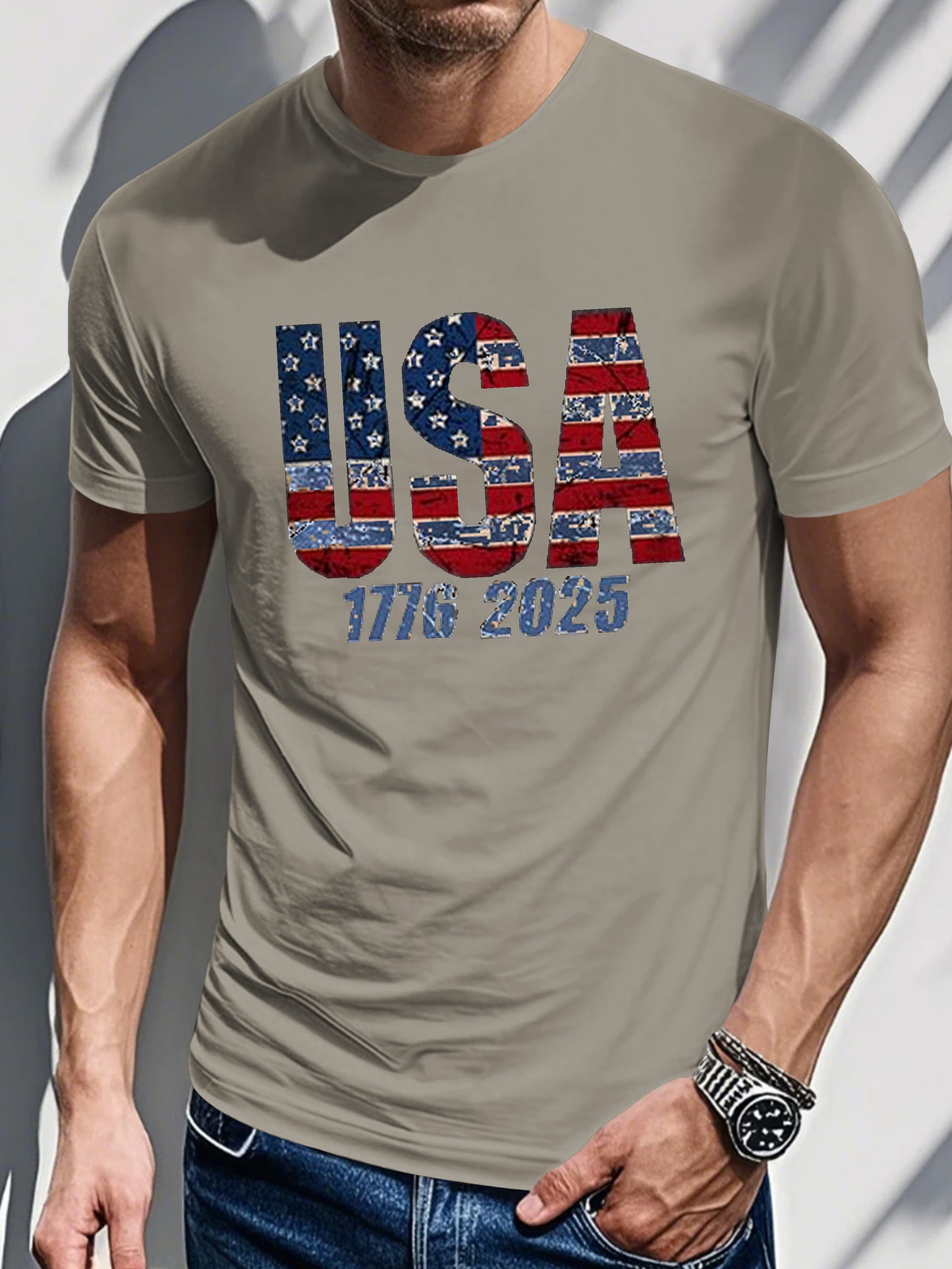 Men's Short Sleeve T-shirt Summer T-shirt Top