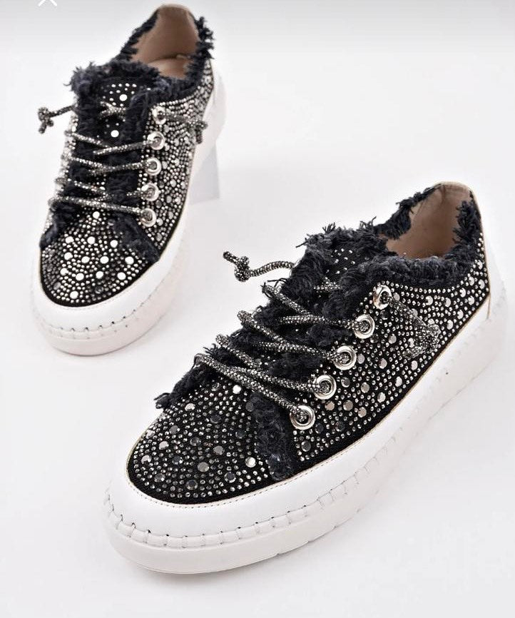 Women's Casual Dazzle Denim Shoes