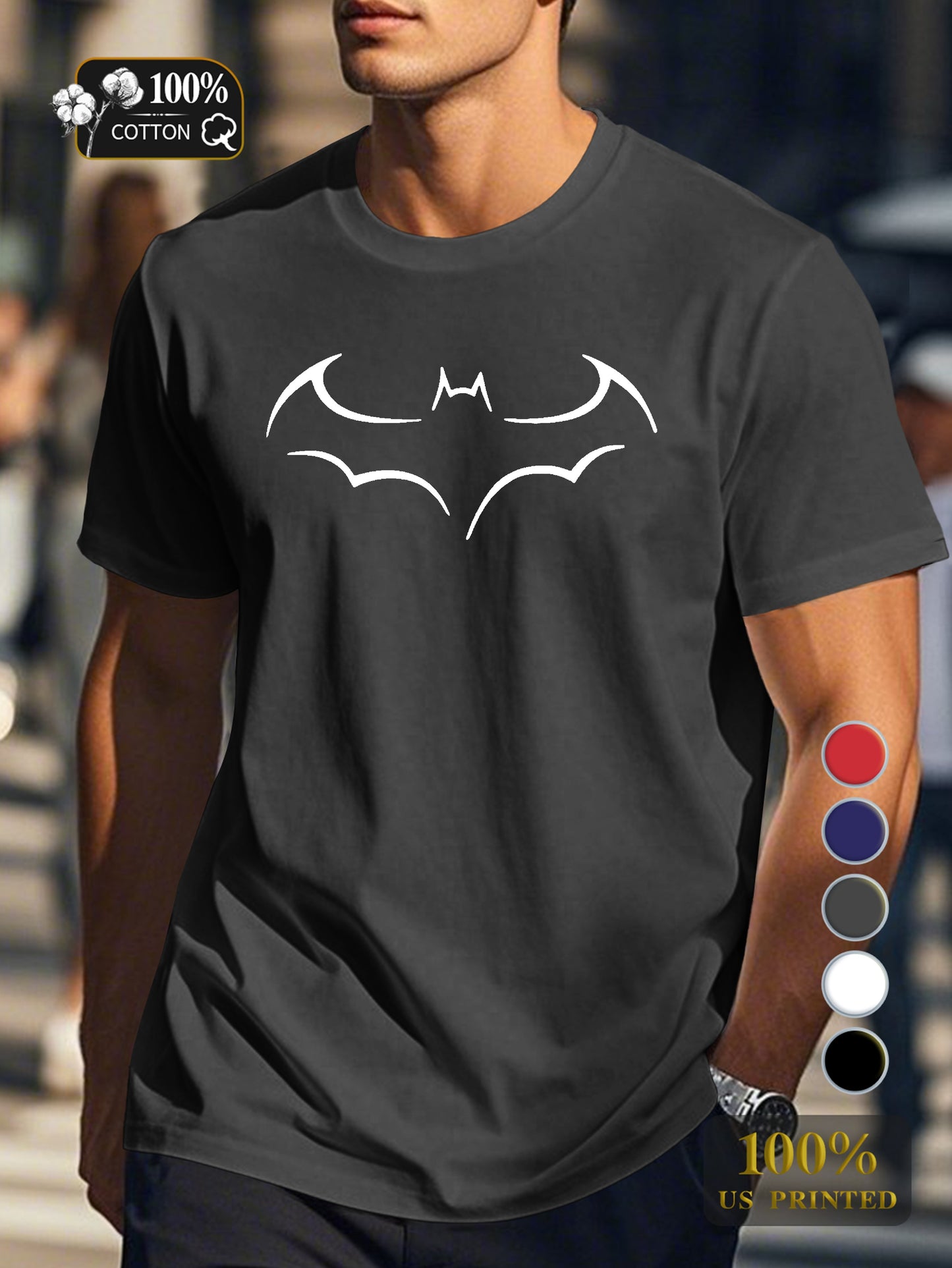 Men's pure cotton T-shirt Comfort Fit