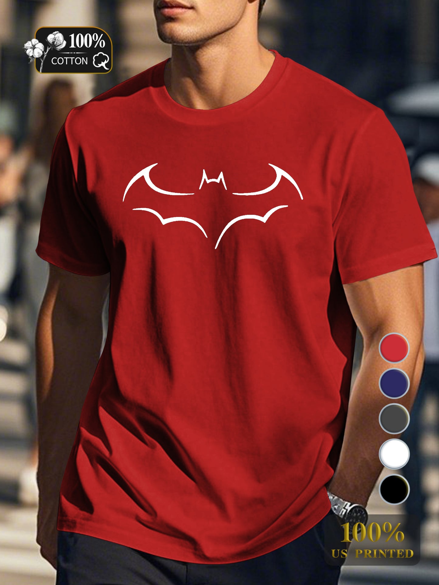 Men's pure cotton T-shirt Comfort Fit