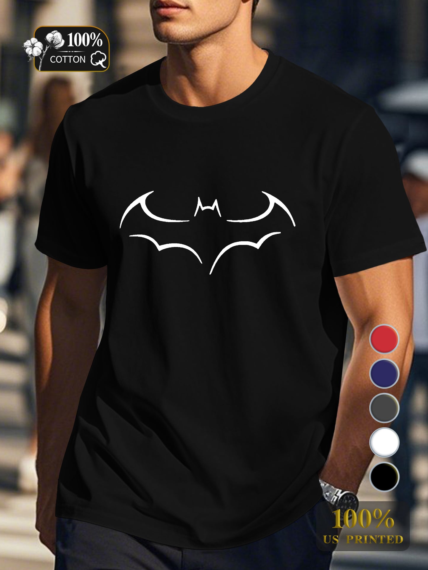 Men's pure cotton T-shirt Comfort Fit
