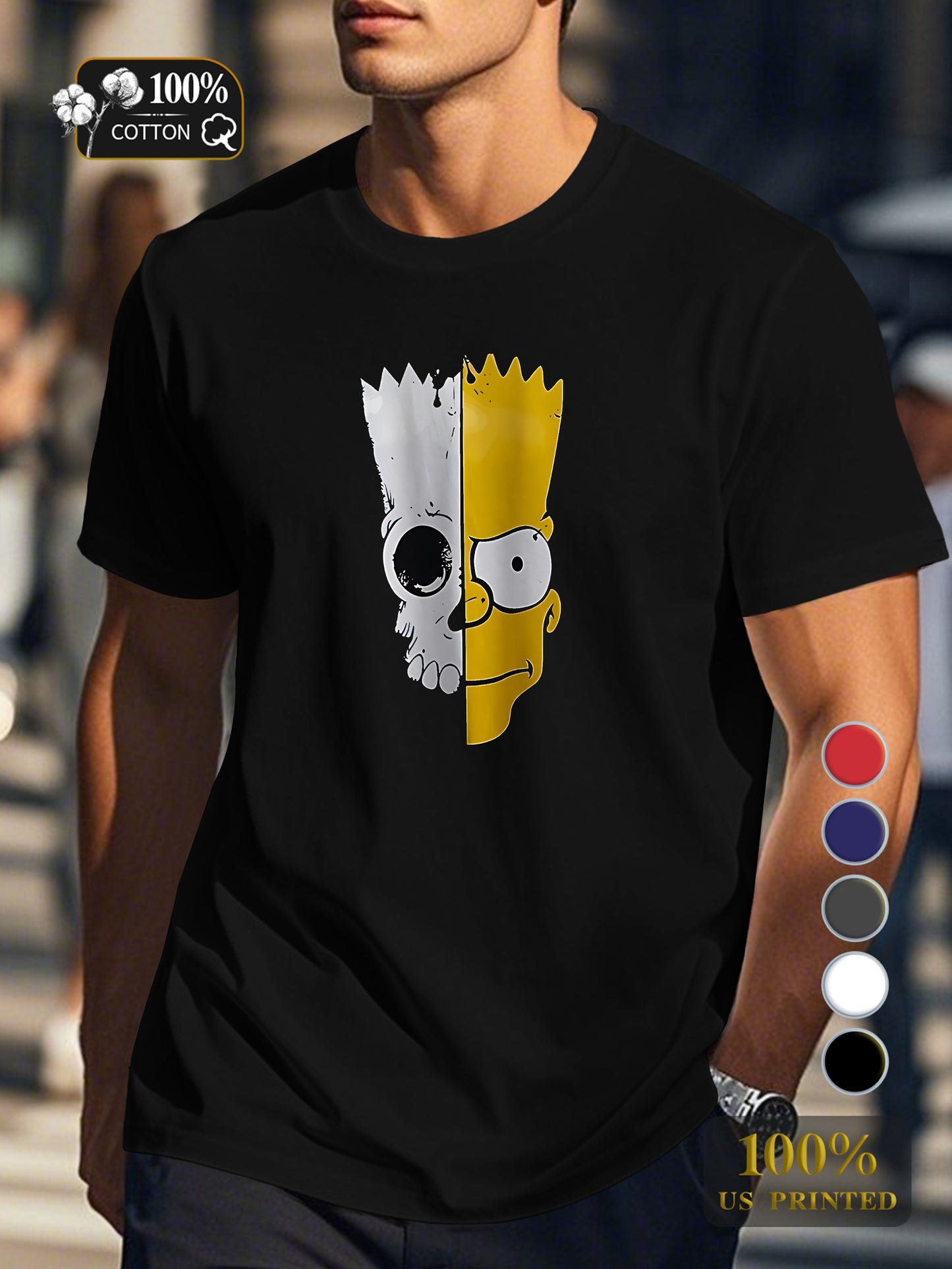 Men's pure cotton Tshirt Comfort Fit