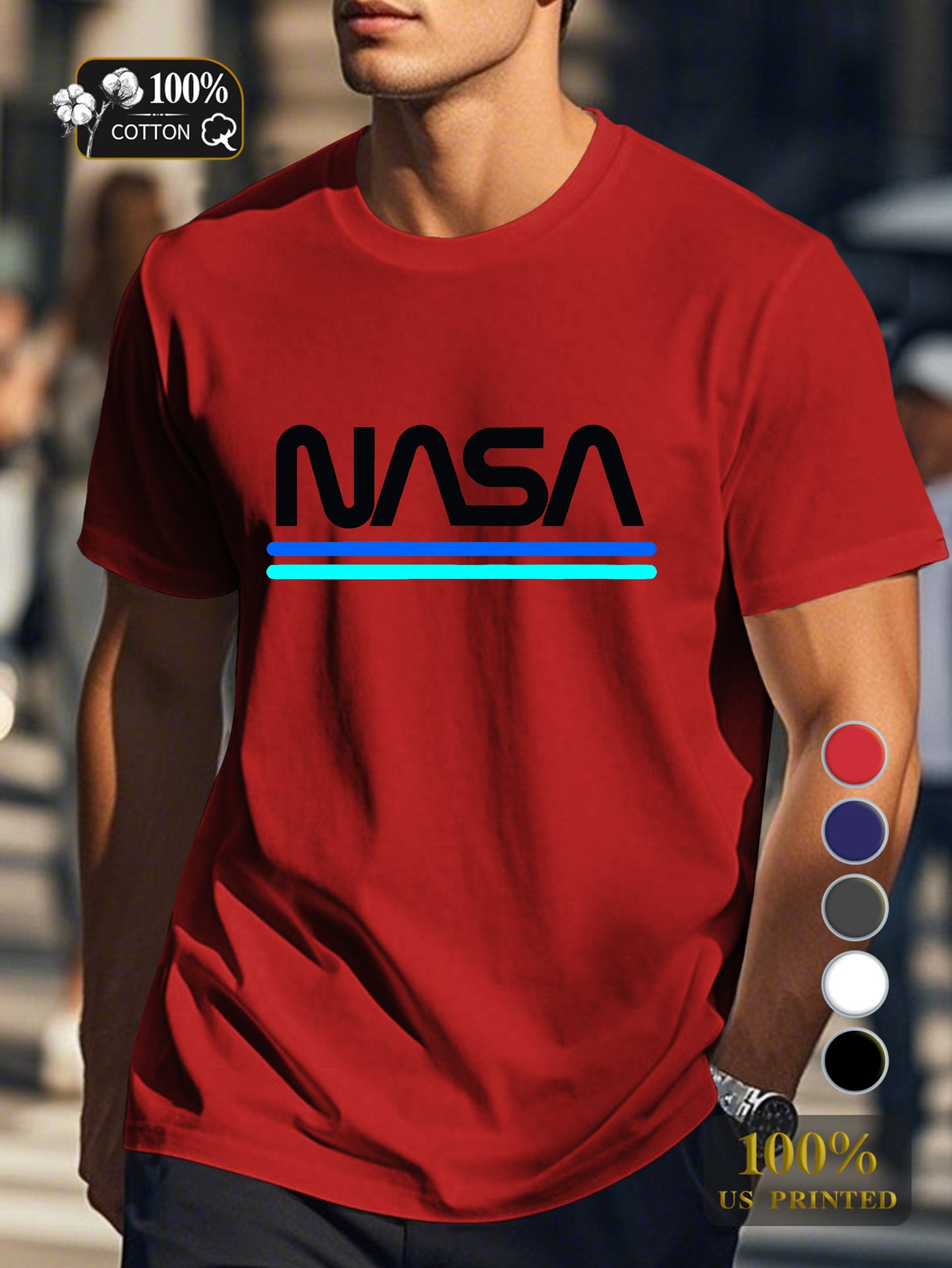 Men's pure cotton Tshirt Comfort Fit