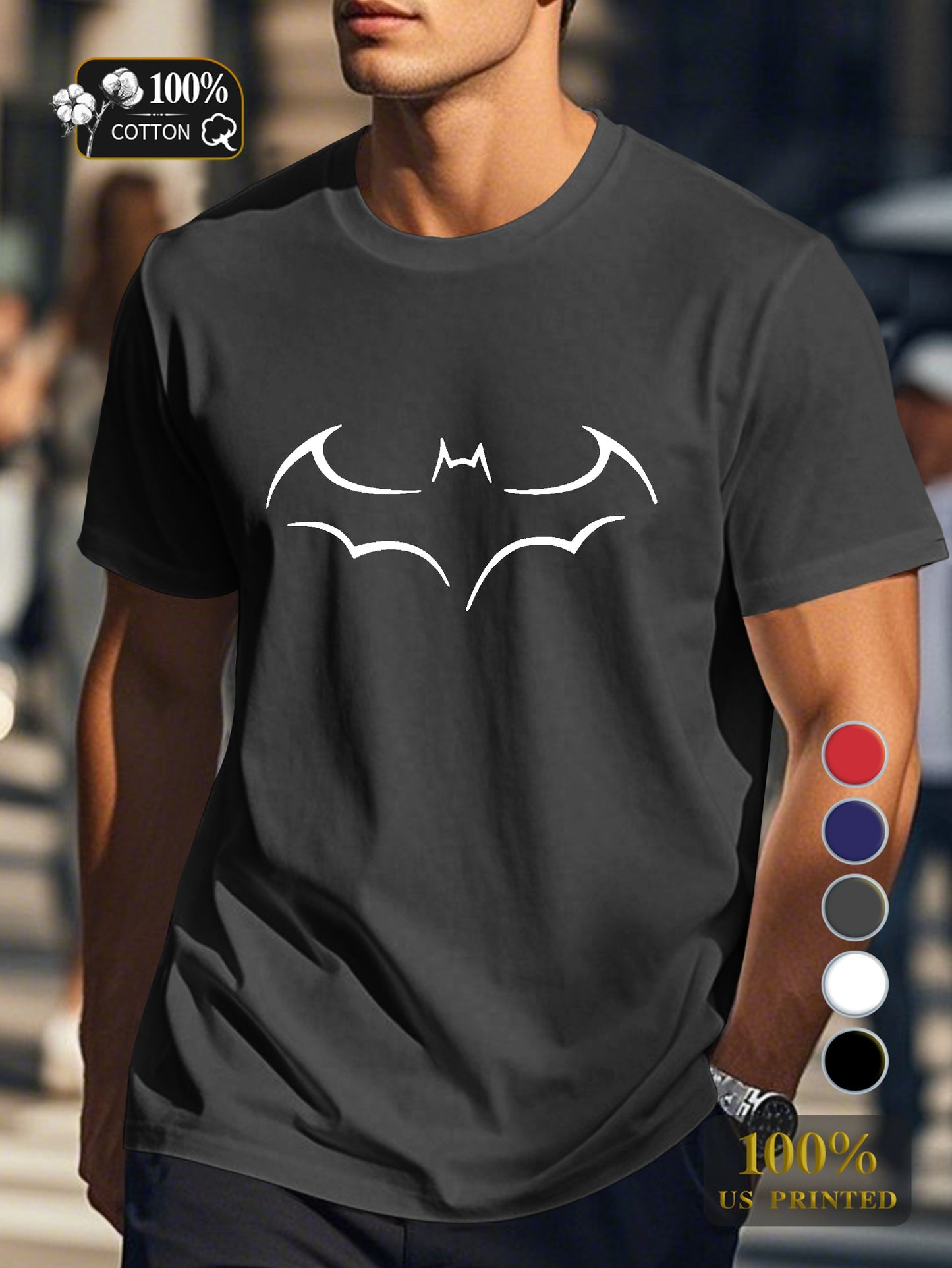 Men's pure cotton T-shirt Comfort Fit