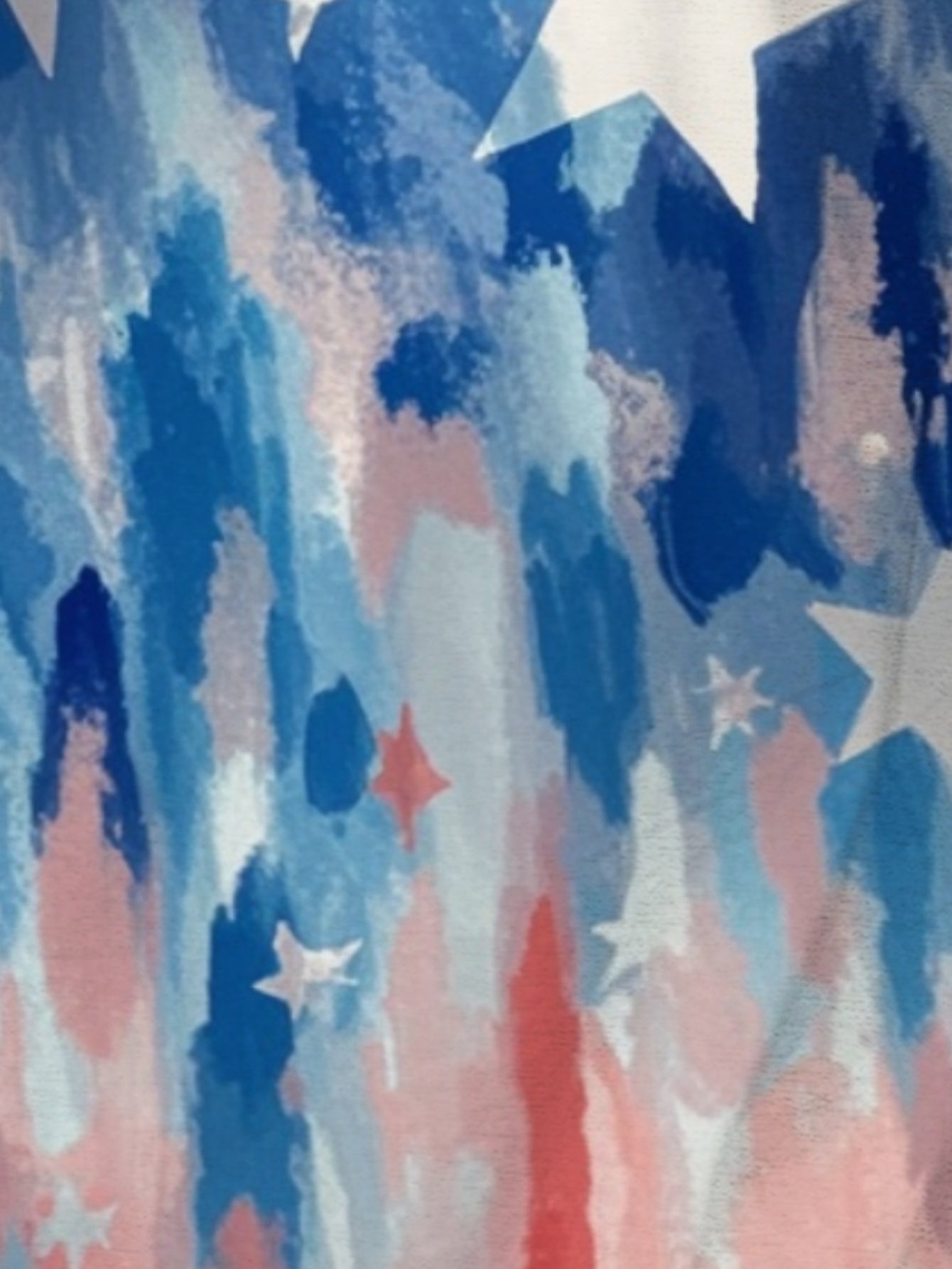 Stars American Flag Men's short-sleeved T-shirt summer T-shirt top full of print
