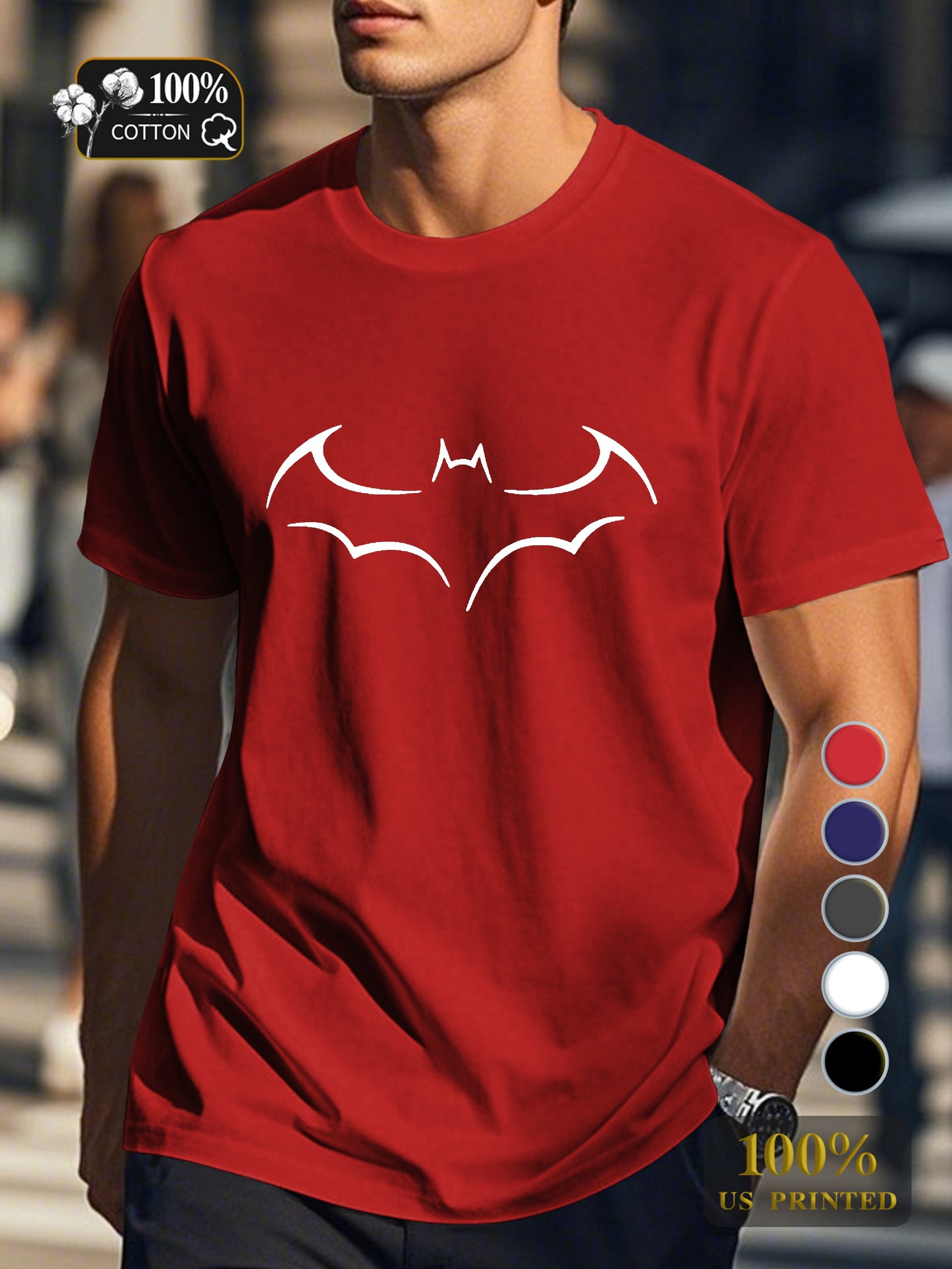 Men's pure cotton T-shirt Comfort Fit