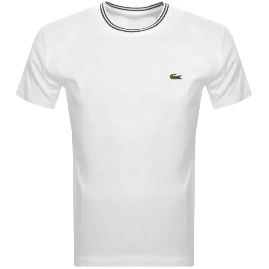 Men's Regular Fit Ribbed Collar Cotton T-Shirt