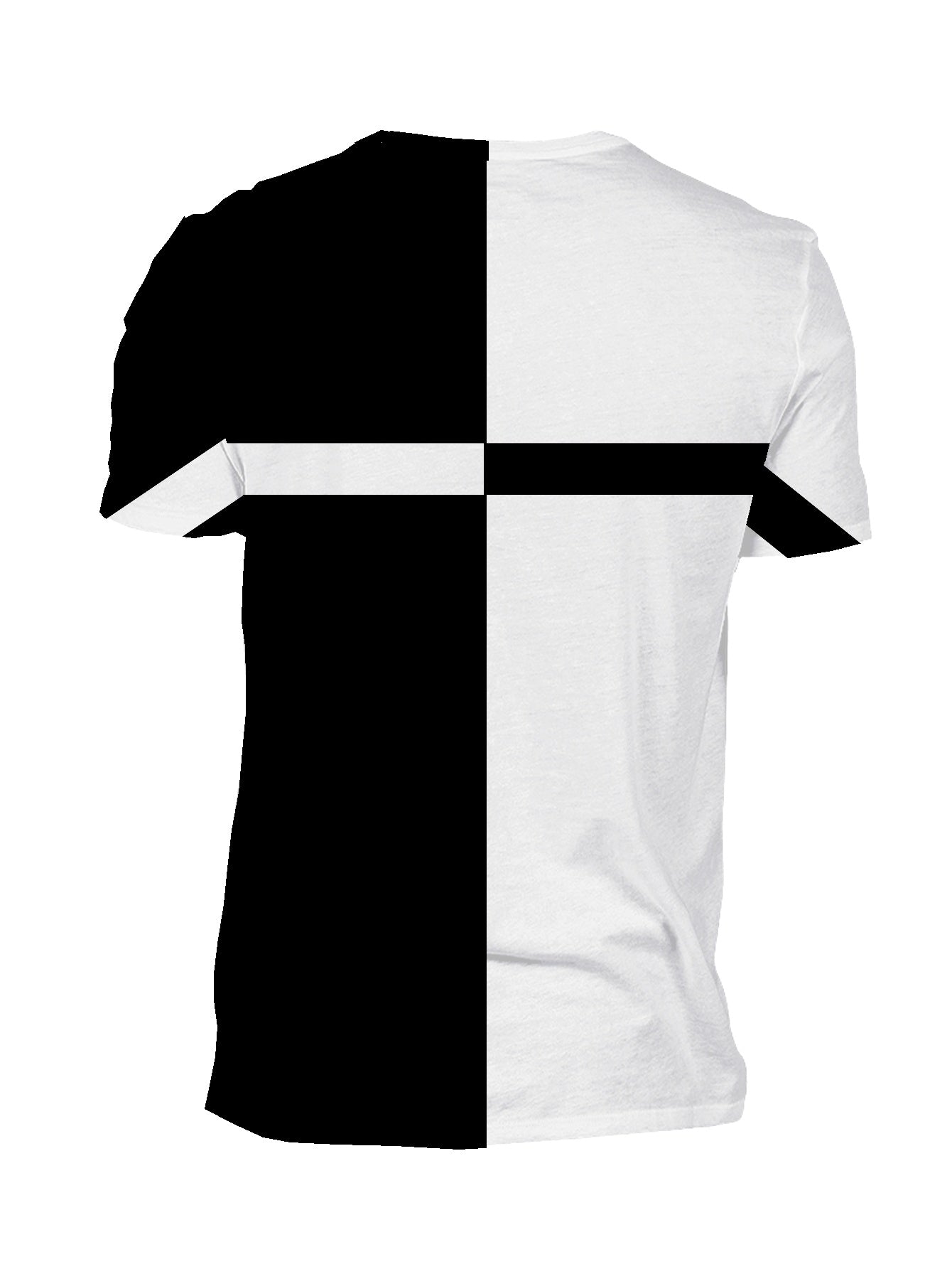 Men's short-sleeved T-shirt summer T-shirt top full of print