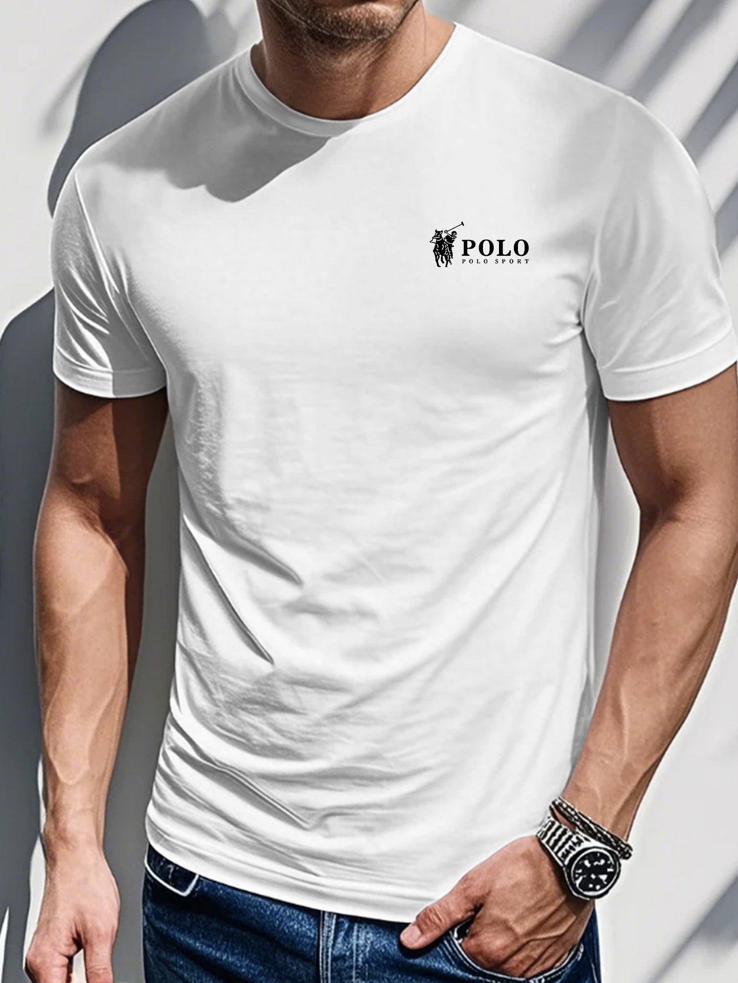Tn 0721 6 Men's Short Sleeve T-shirt Summer T-shirt Top