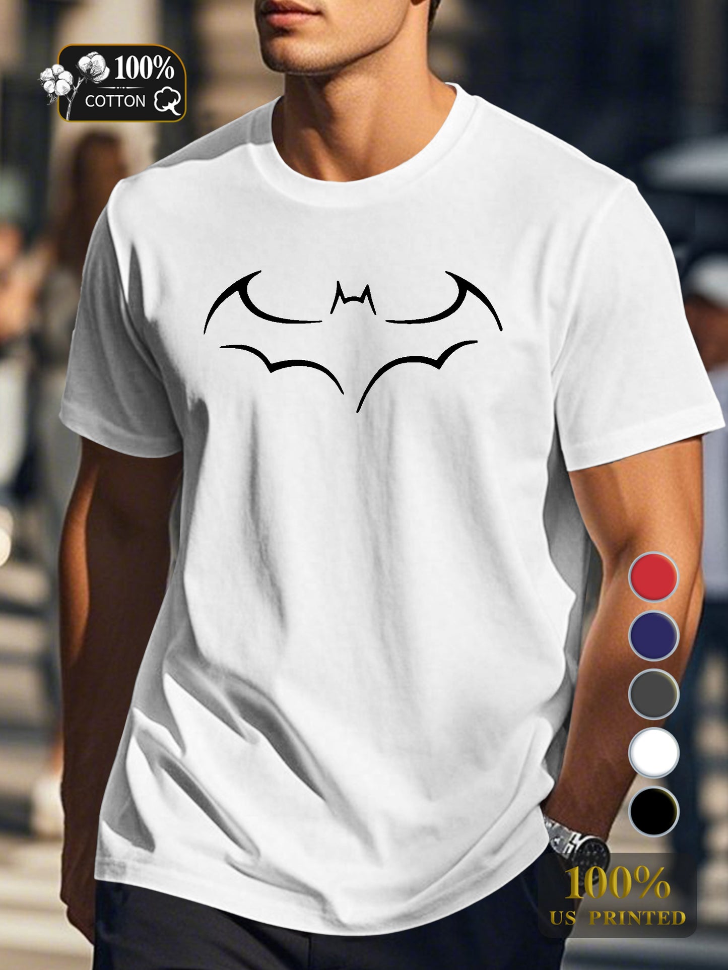 Men's pure cotton T-shirt Comfort Fit