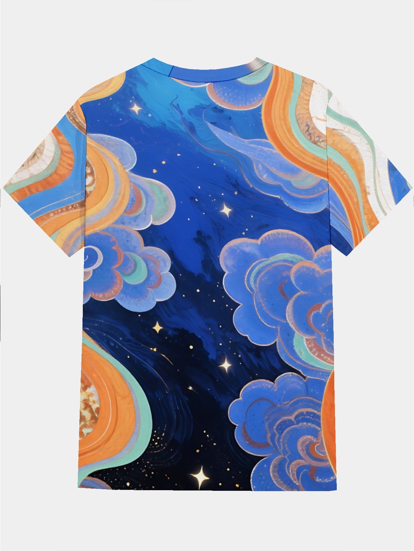 Gladiolus Flower Men's short-sleeved T-shirt summer T-shirt top full of print