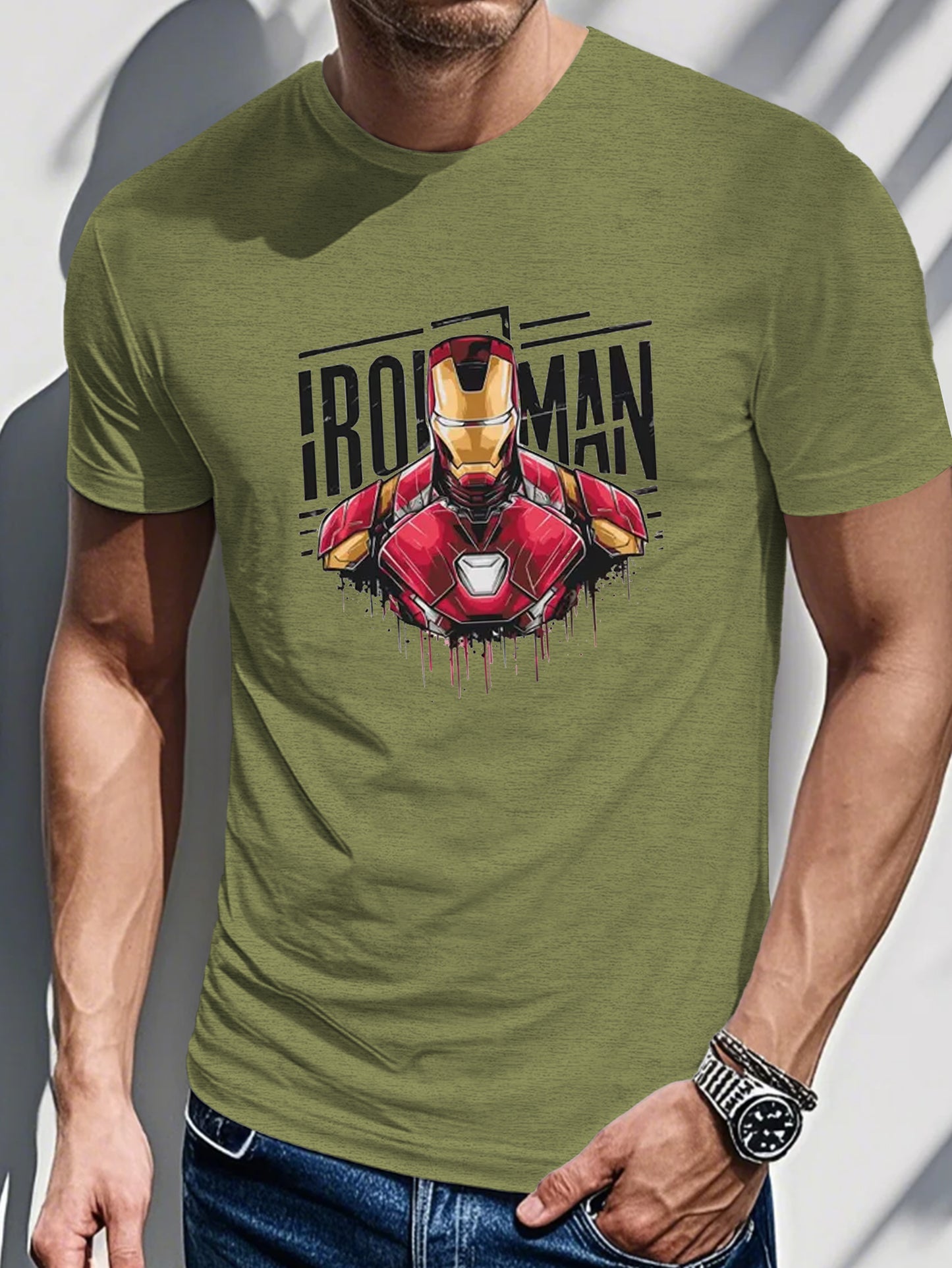Ys 0718 25 Men's Short Sleeve T-shirt Summer T-shirt Top