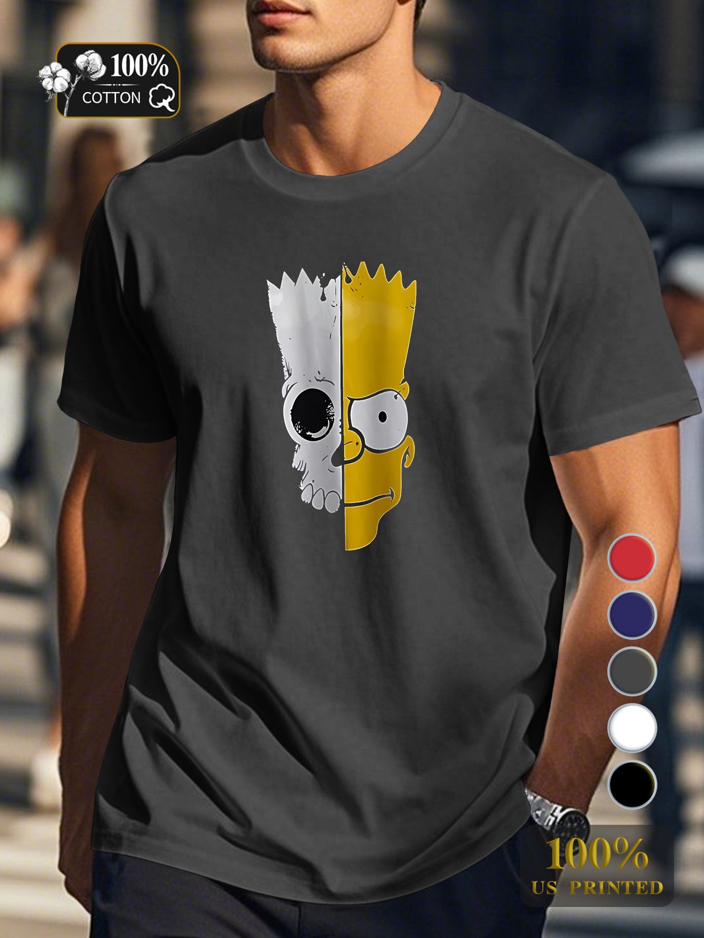 Men's pure cotton Tshirt Comfort Fit