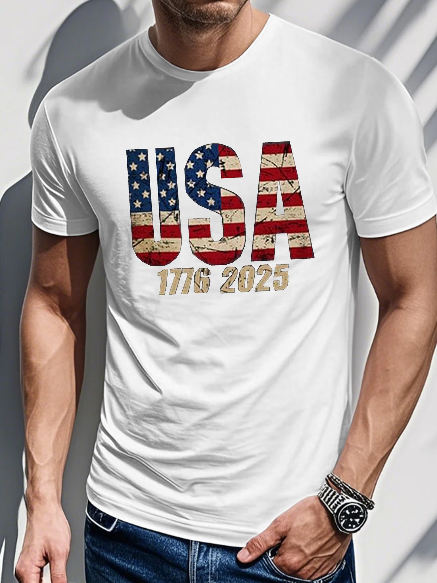 Men's Short Sleeve T-shirt Summer T-shirt Top