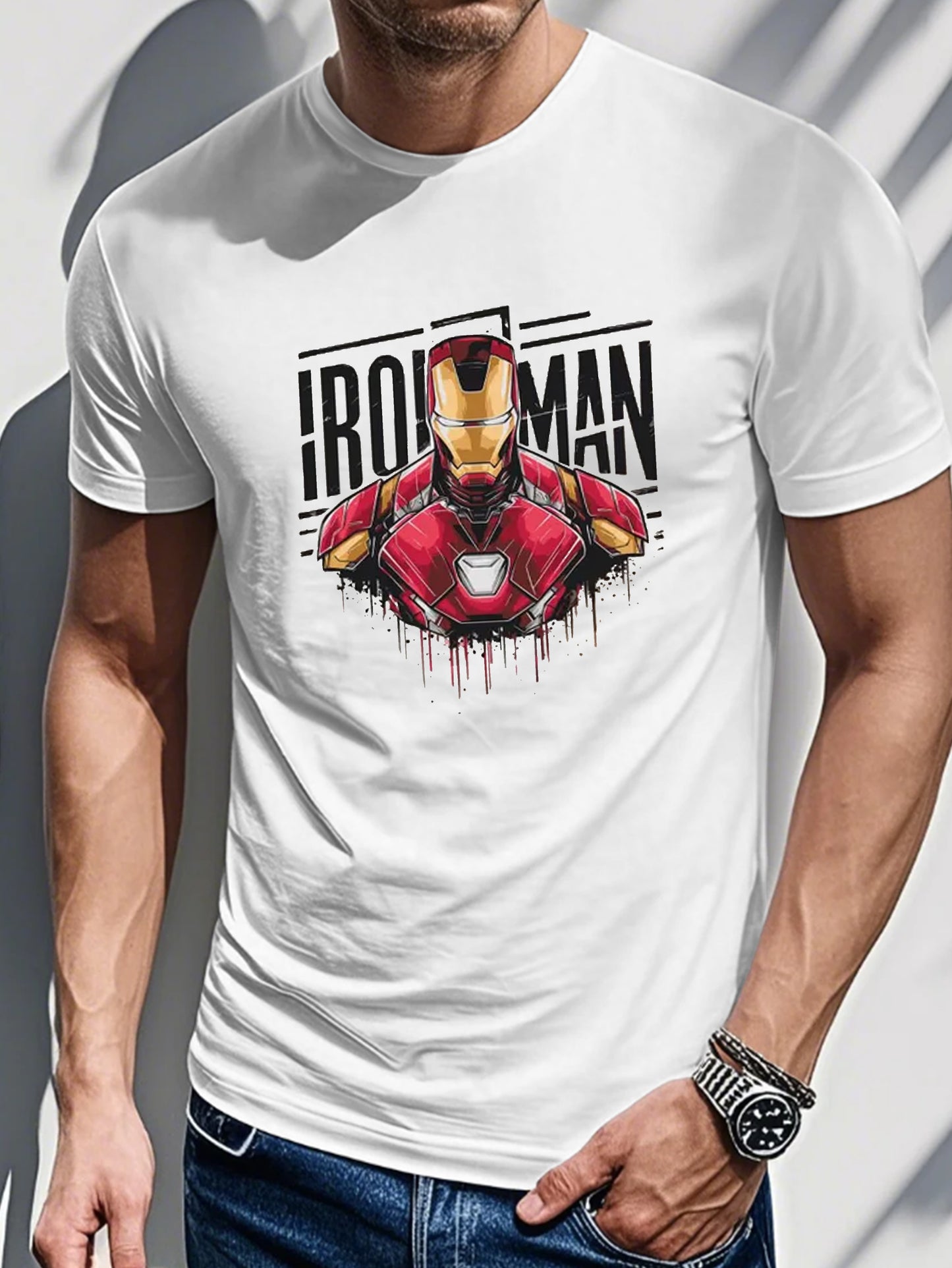 Ys 0718 25 Men's Short Sleeve T-shirt Summer T-shirt Top