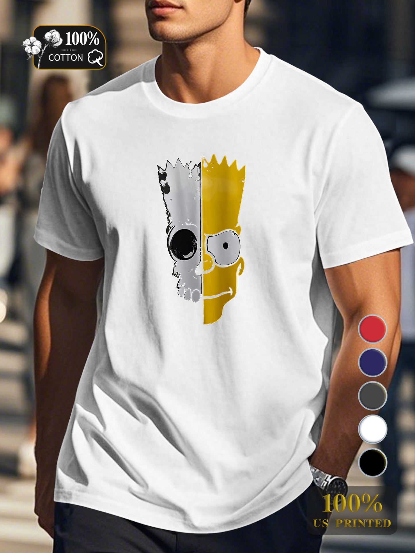 Men's pure cotton Tshirt Comfort Fit