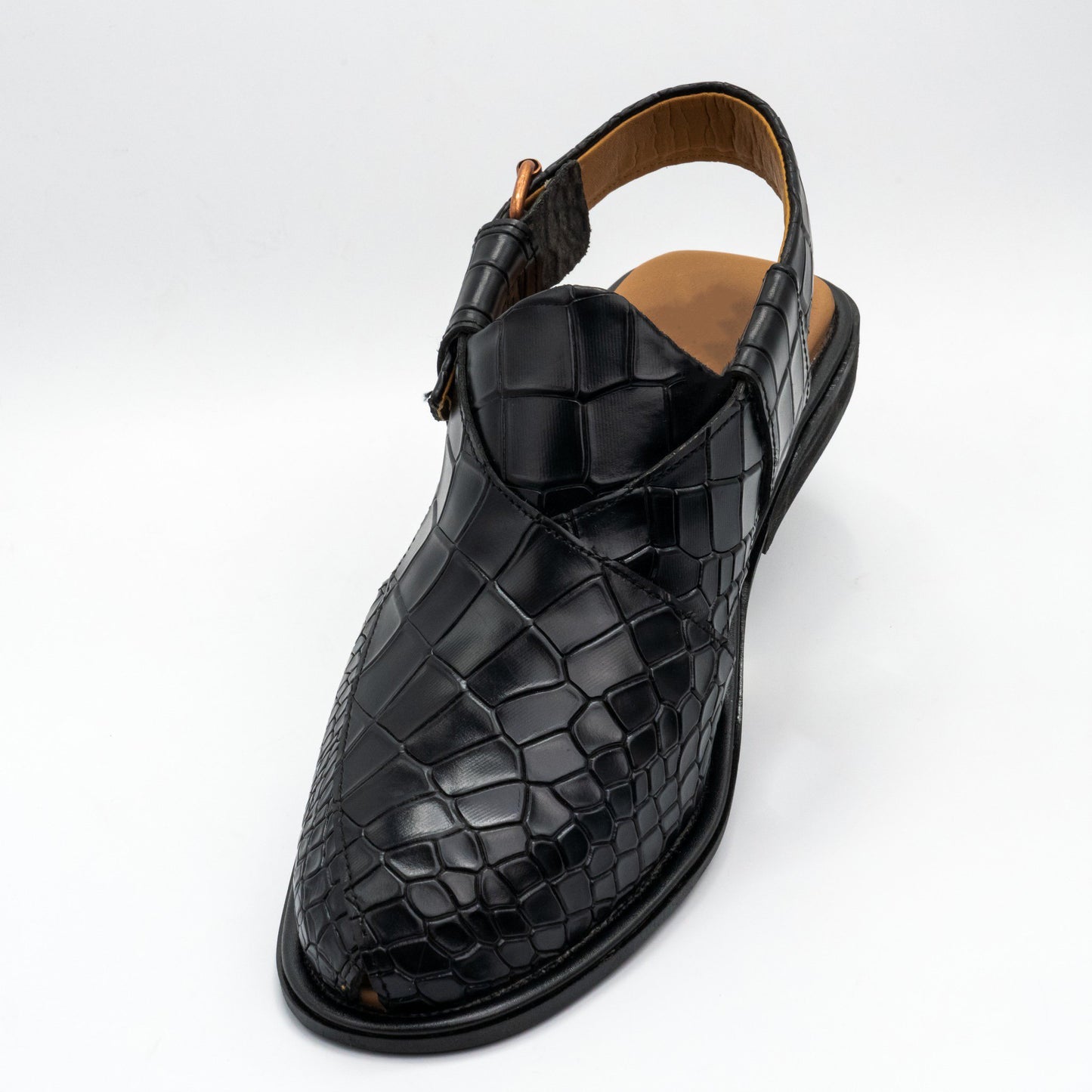 Midnight Blue Bliss Peshawari Sandals