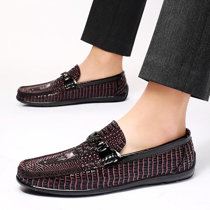 CROCODILE LEATHER MEN'S SPRING NEW SHOES