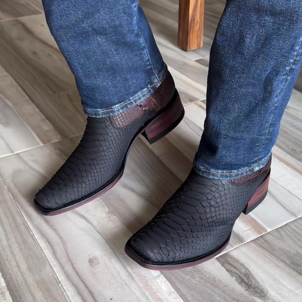 Men‘s Python Viper Skin Gala Design Boots