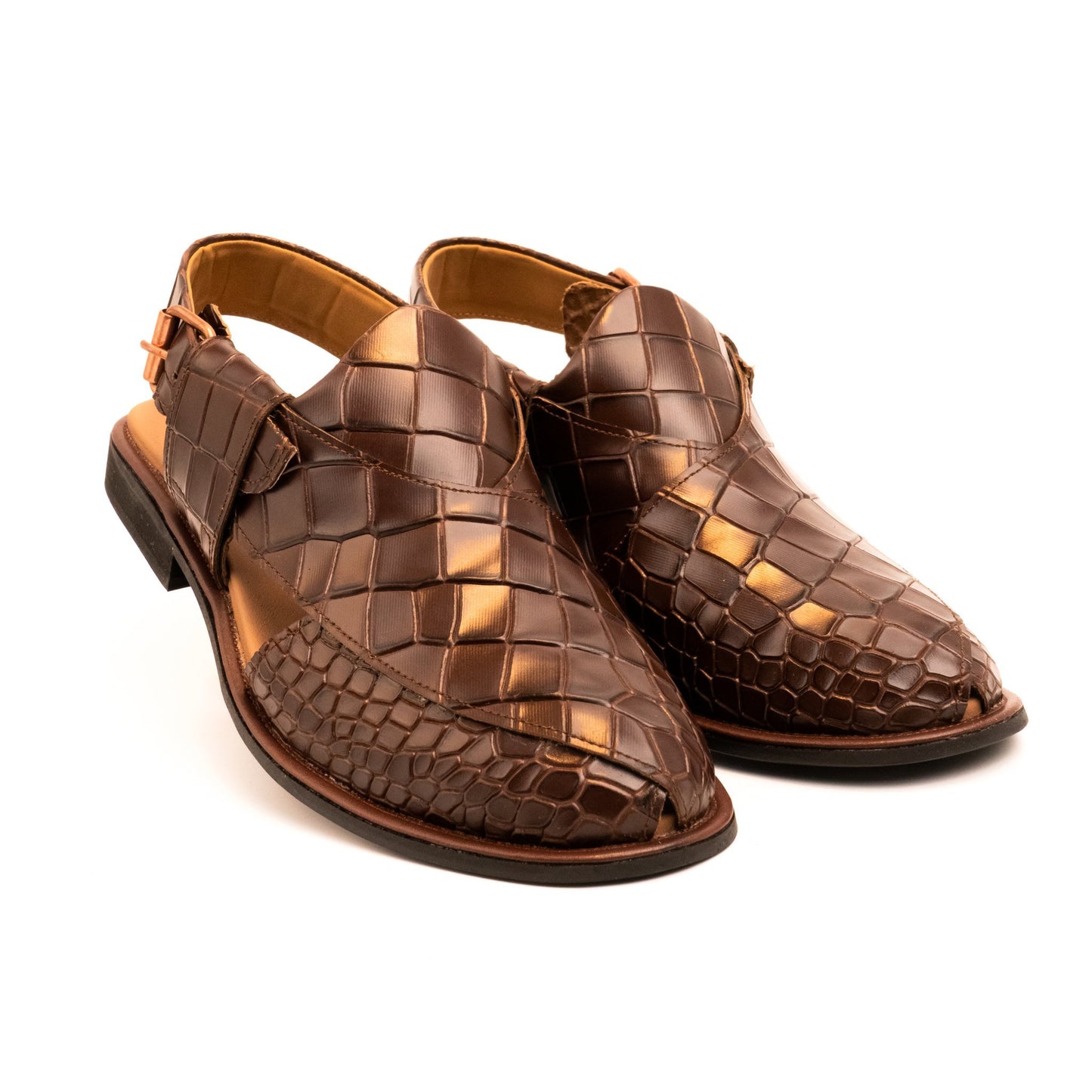 Midnight Blue Bliss Peshawari Sandals