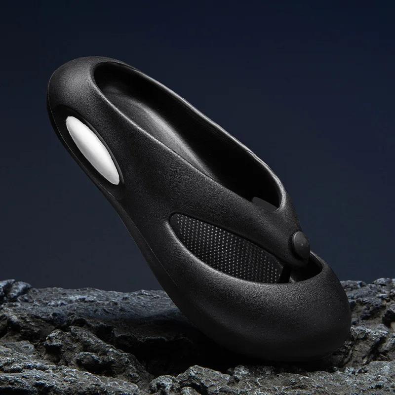 Men's EVA Slippers Thick Bottom Soft Anti-collision Non-slip Beach Shoes