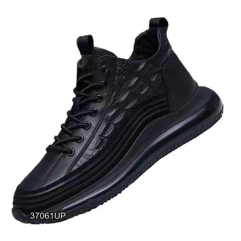 Hundred Textured Crocodile Leather Sneakers