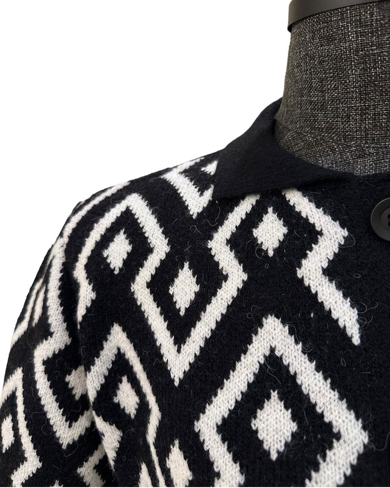 New Season’25, Winter Fleece-Print Cardigan Jacket