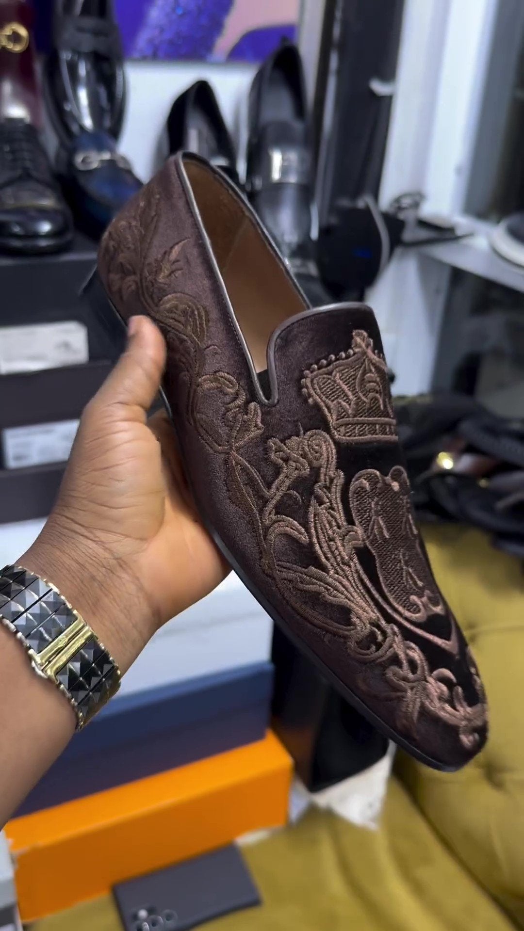 Elegant British Gentleman Pattern Loafers