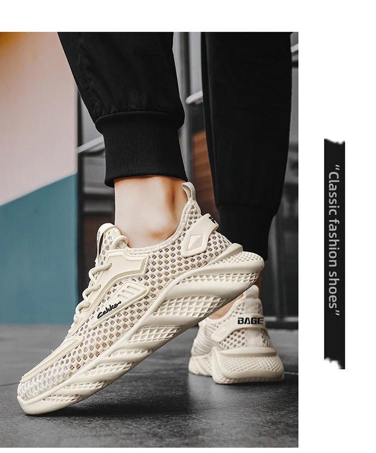 Mens Slip On Sneakers Comfy Mesh Sports Shoes