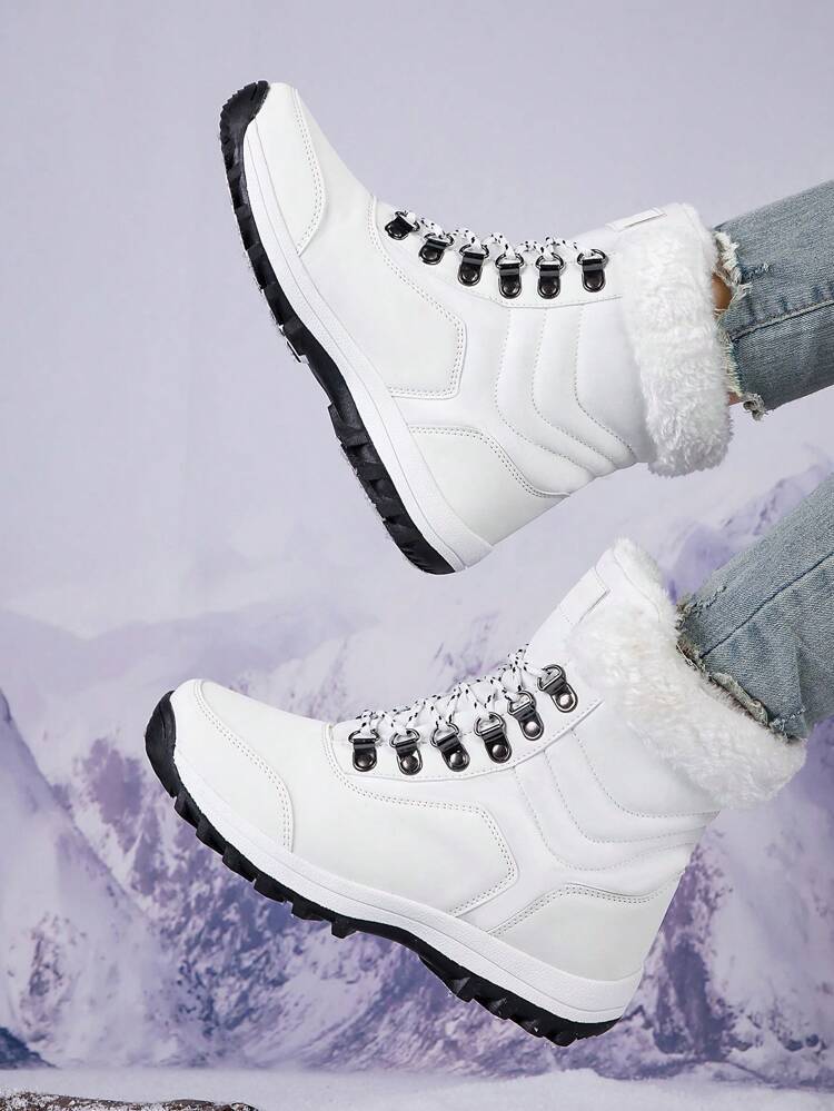 Women's Velvet Non-Slip Leather Boots