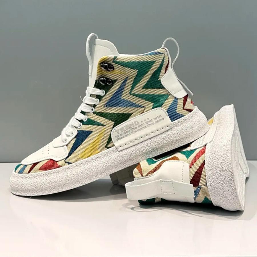 High-top Breathable Fashion Lace-up Casual Sneakers