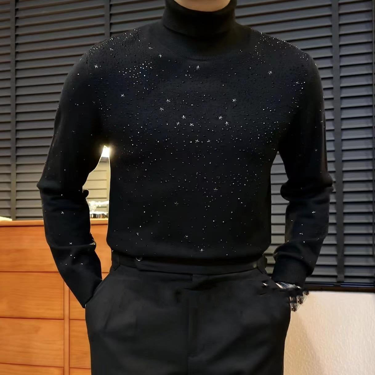 Men Fashion Sequin Luxury Sweater