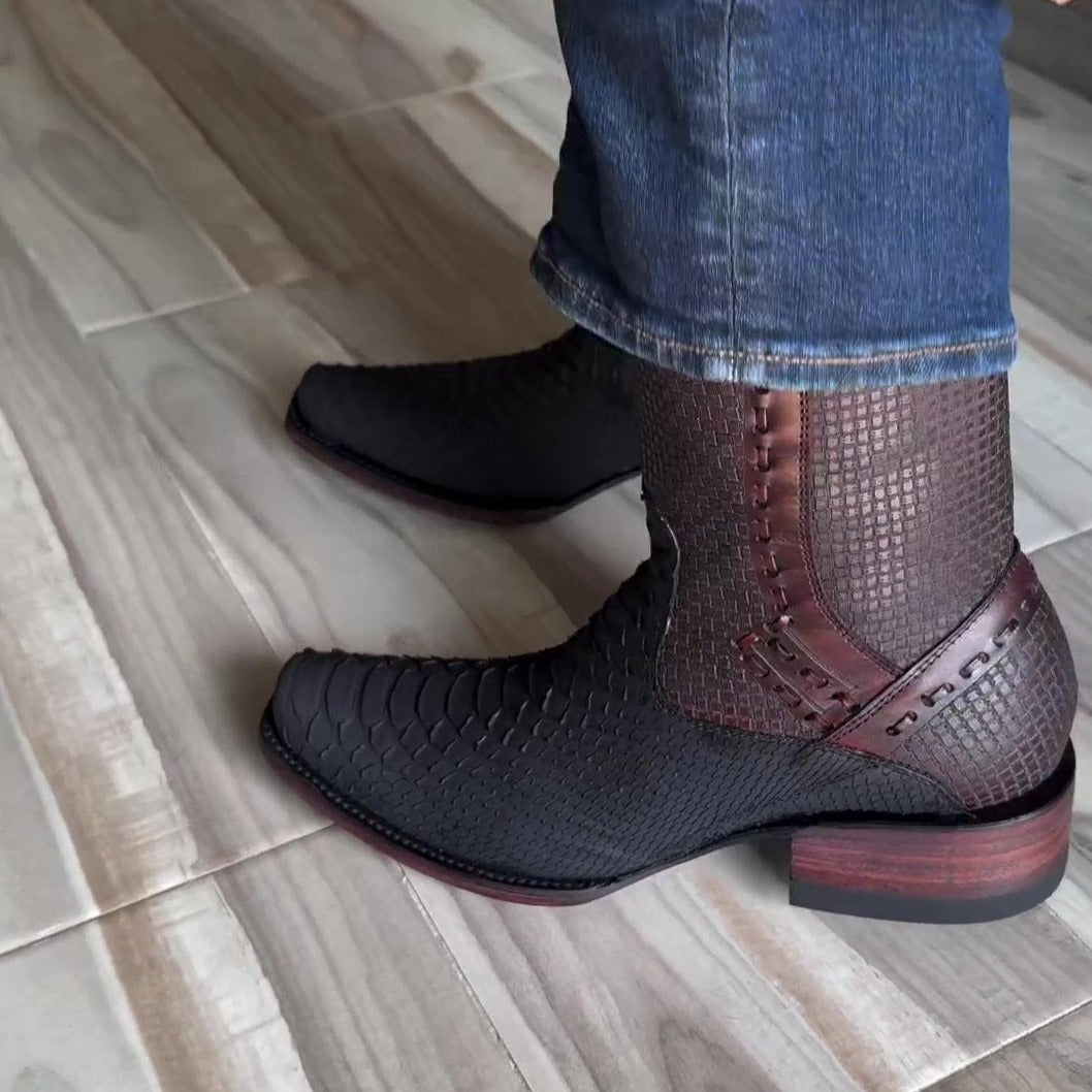 Men‘s Python Viper Skin Gala Design Boots